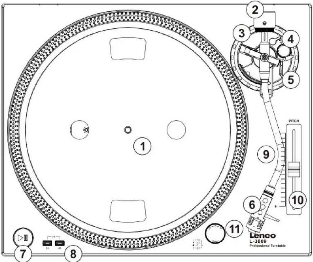 LENCO L-3809 - Description - 1