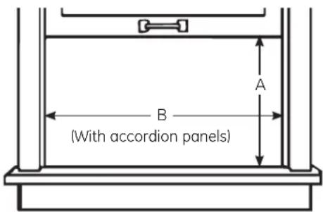 GE AER05LN - WINDOW REQUIREMENTS - 1