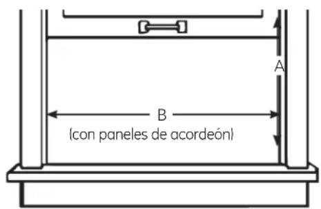 GE AER05LN - REQUISITOS PARA LA VENTANA - 1