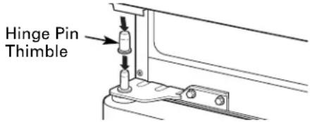 GE GBS22HCRBB - REHANG REFRIGERATOR DOORS - 1
