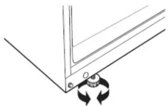 GE GBS22HCRBB - The leveling legs have 3 purposes: - 1