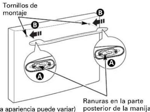 GE GBS22HCRBB - Manija plastica: - 1
