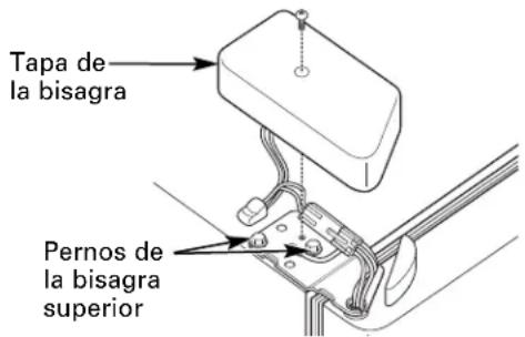 GE GBS22HCRBB - VUELVA A COLGAR LAS PUERTAS DEL REFRIGERADOR (CONT.) - 2