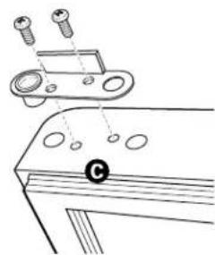 GE GBS22HCRBB - TRANSFER FREEZER DOOR STOP (freeze door models) - 2