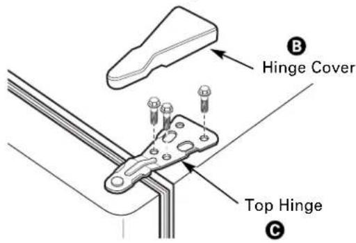 GE GBS22HCRBB - REMOVE THE REFRIGERATOR DOOR - 2