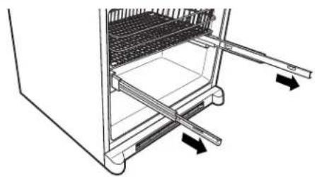 GE GBS22HCRBB - ATTACH AND SECURE THE DRAWER FRONT TO THE SLIDES - 1