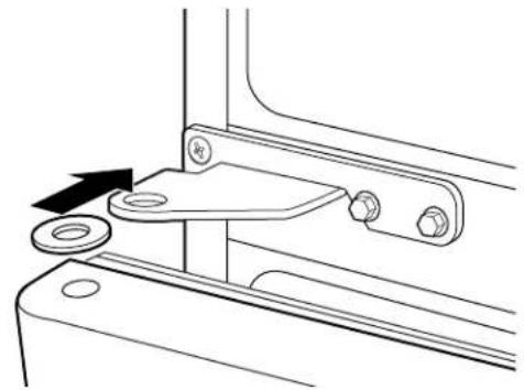 GE GBS22HCRBB - HANG THE FREEZER DOOR (freeze door models) - 1