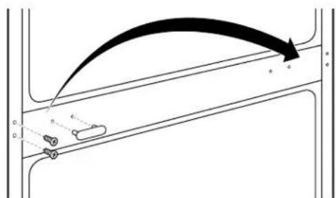 GE GBS22HCRBB - INSTALL CENTER HINGE - 1