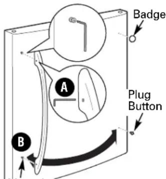 GE GBS22HCRBB - 5REMOVE THE FRESH FOOD DOOR HANDLE - 1
