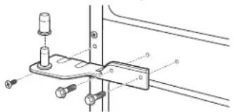 GE GBS22HCRBB - INSTALL CENTER HINGE - 1
