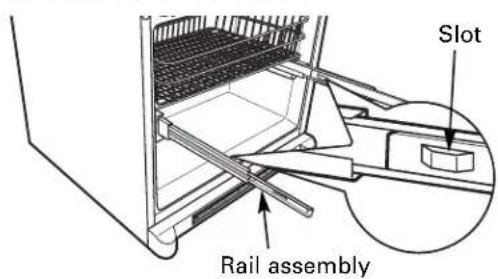 GE GBS22HCRBB - ATTACH AND SECURE THE DRAWER FRONT TO THE SLIDES - 2