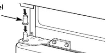 GE GBS22HCRBB - VUELVA A COLGAR LAS PUERTAS DEL REFRIGERADOR - 1