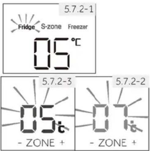 HAIER HCW7819EWMP - Ajustar la temperatura de la Switch Zone - 1