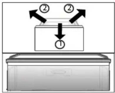 HAIER HCW7819EWMP - Fruit and vegetable drawer - 1