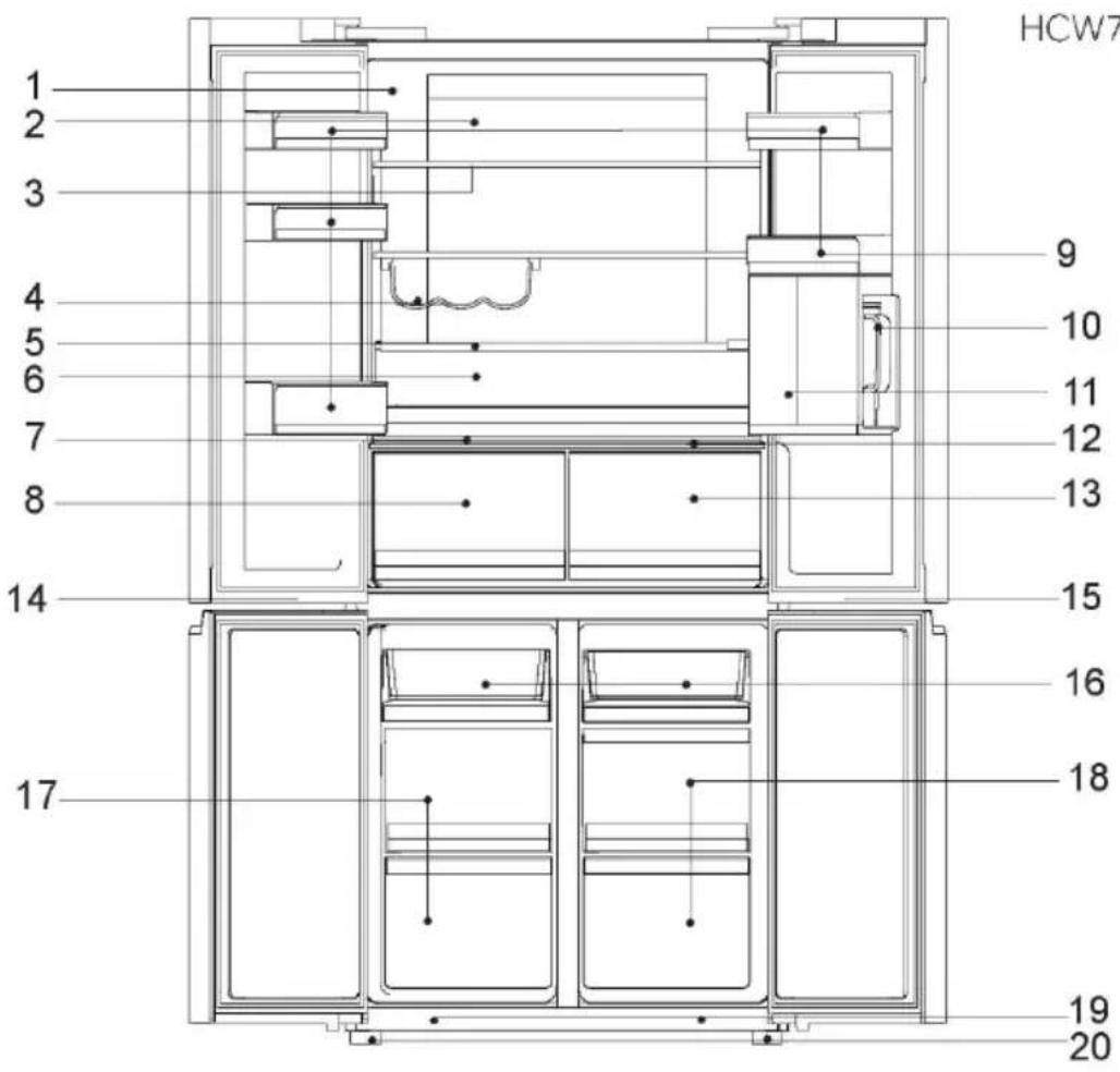 HAIER HCW7819EWMP - Let op - 1