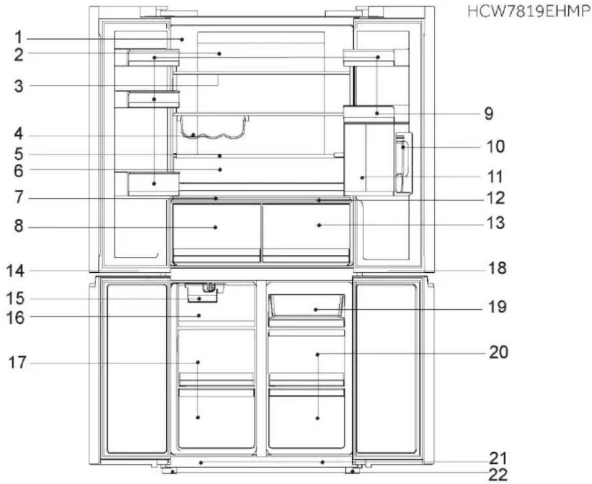 HAIER HCW7819EWMP - Let op - 1