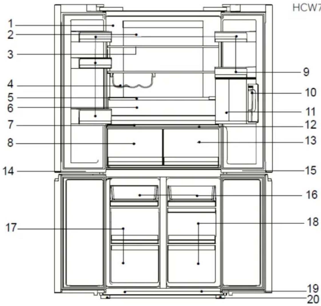 HAIER HCW7819EWMP - Pastaba - 1