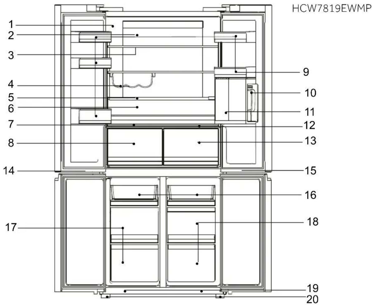 HAIER HCW7819EWMP - tice - 1