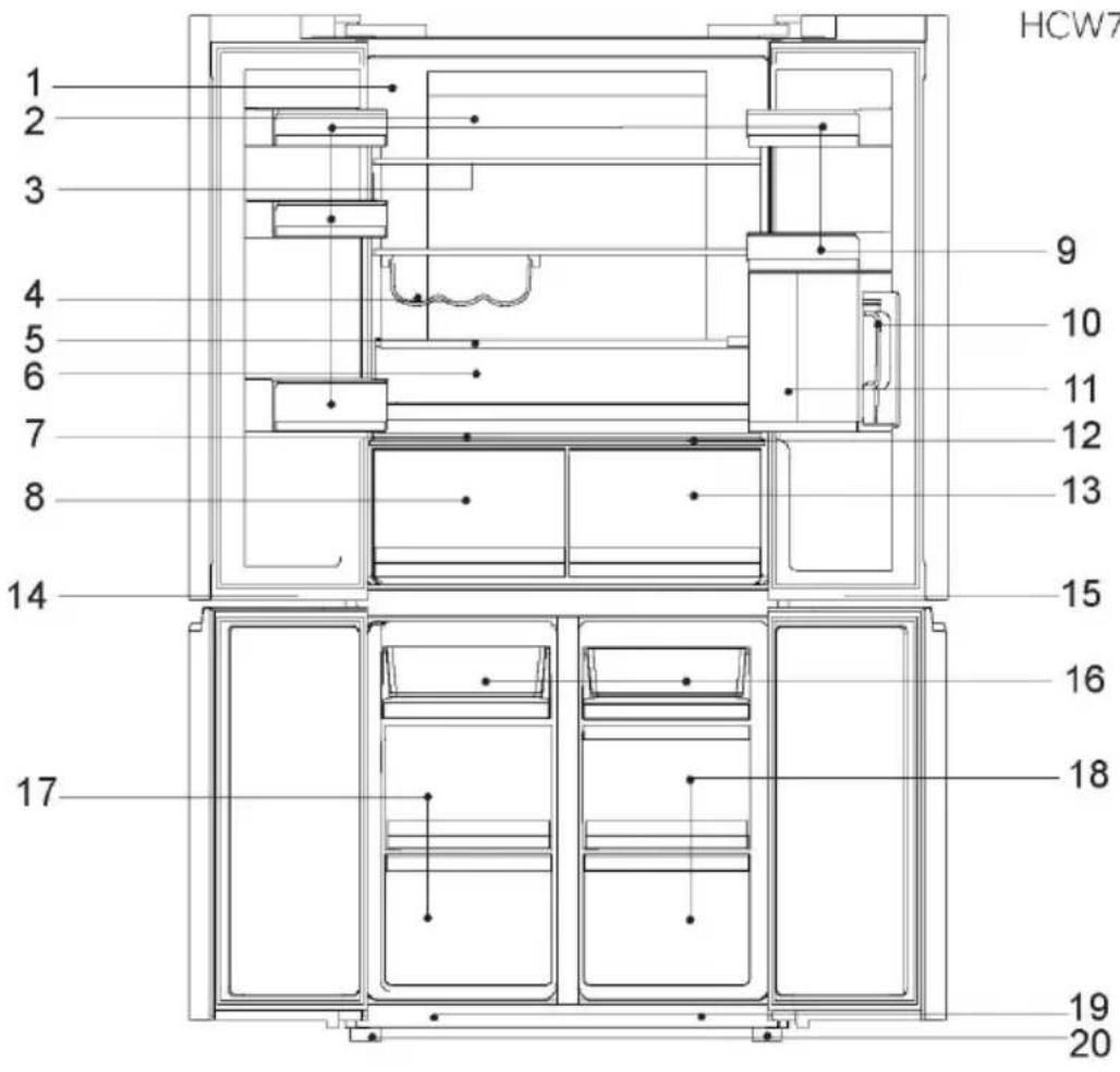 HAIER HCW7819EWMP - Remarque - 1