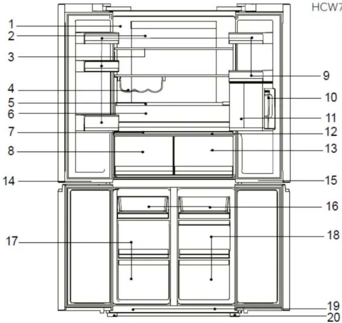 HAIER HCW7819EWMP - Piezīme - 1