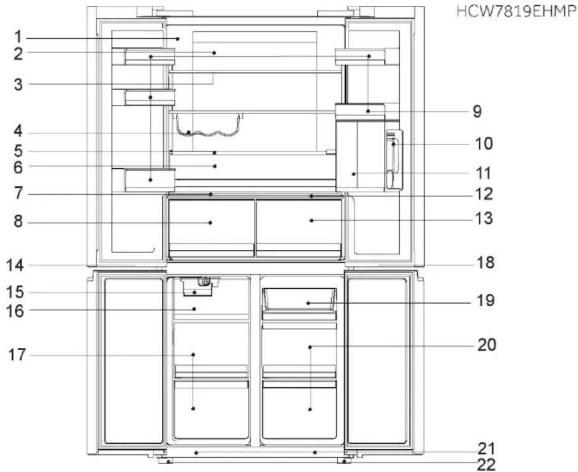 HAIER HCW7819EWMP - Avviso - 1