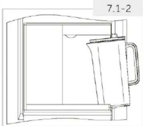HAIER HCW7819EWMP - Ūdens tējkannas funkcijas ievietošana - 1