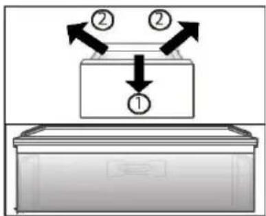 HAIER HCW7819EWMP - Meyve ve sebze çekmecesi - 1