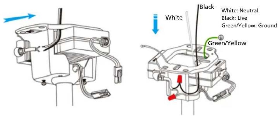 QLIMA FC 156 - HANGING CEILING FAN &amp; INSTALLING POWER ADAPTER &amp; WIRING THE FAN: - 2
