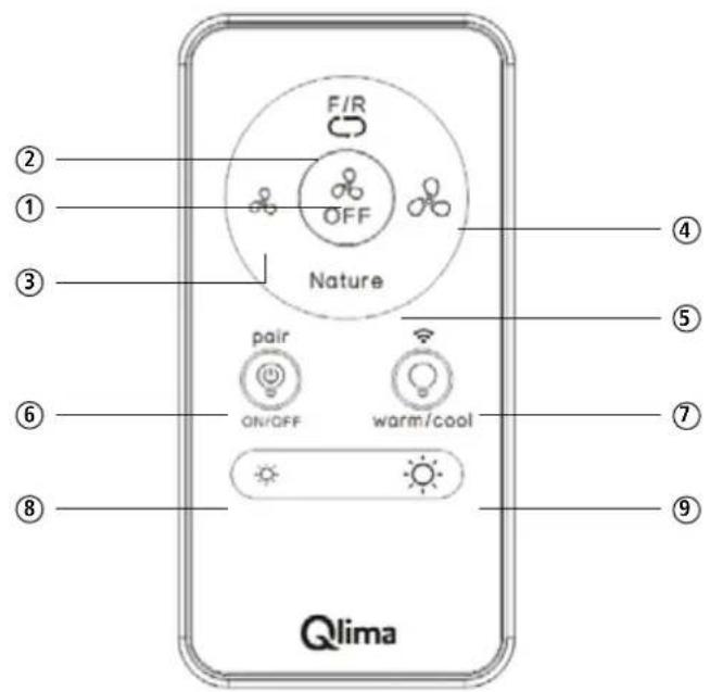 QLIMA FC 156 - Pairing the Remote Control to Your Fan - 1