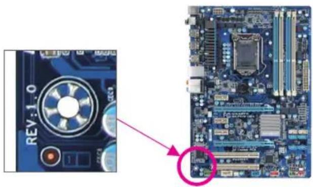 GIGABYTE GA-H61M-DS2V - 产品版本辨识 - 1