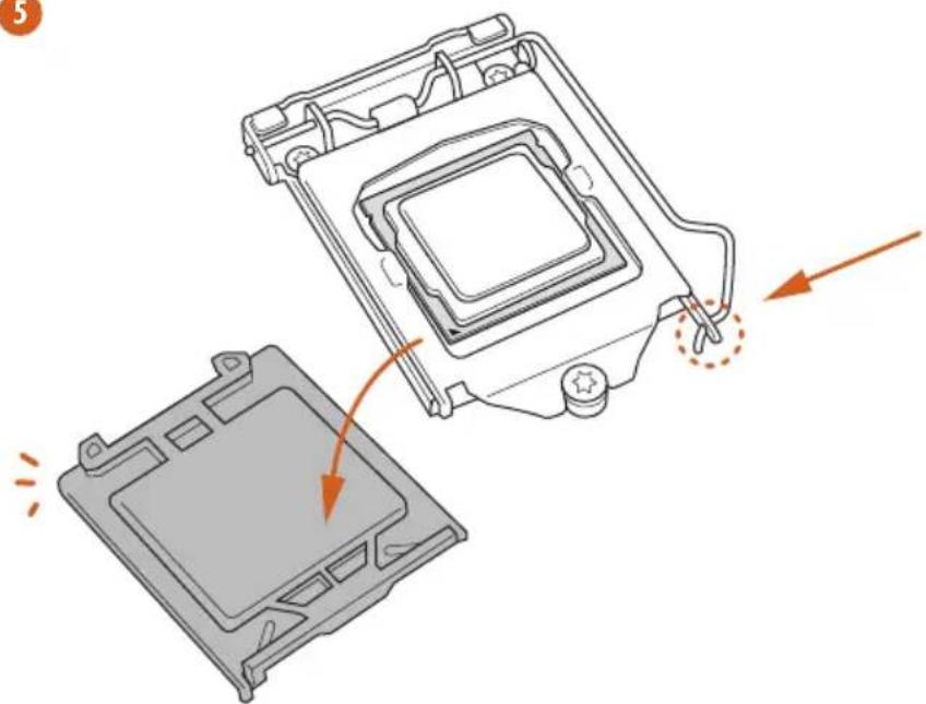 ASROCK H310M-HDV - Installing the CPU - 6
