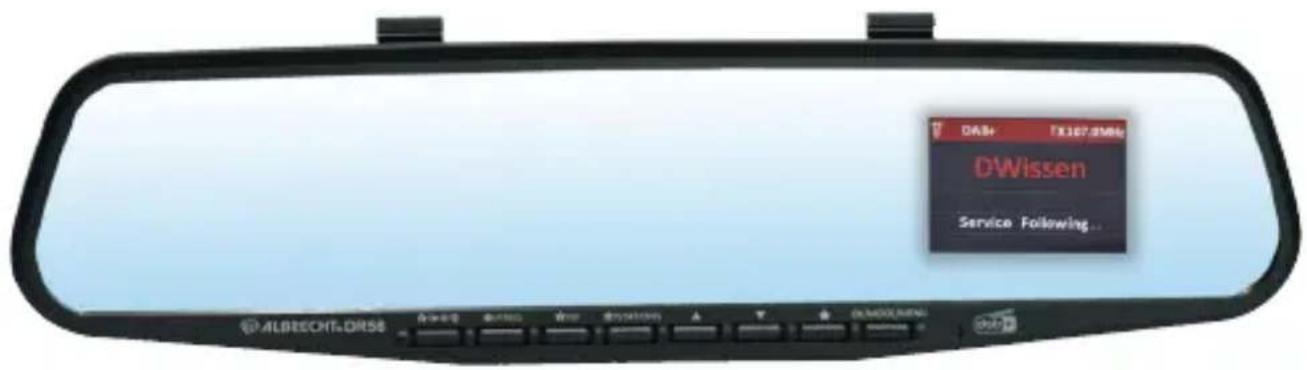ALBRECHT DR 58 - Adattatore specchietto retrovisore per autoradio - 1
