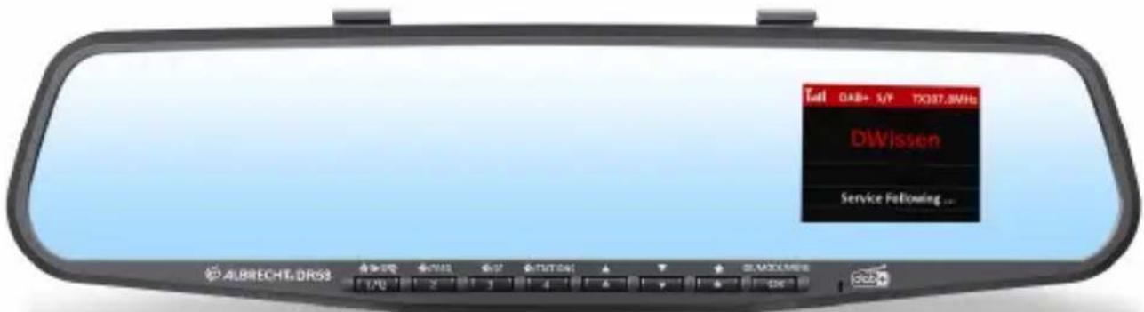 ALBRECHT DR 58 - Rückspiegel-Autoradio-Tuner - 1