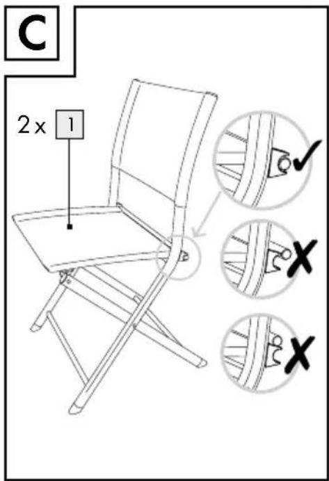 FLORABEST HG03598 - BALKONMÖBEL-SET / BISTRO SET / TABLE ET CHAISES PLIANTES DE BALCON - 3