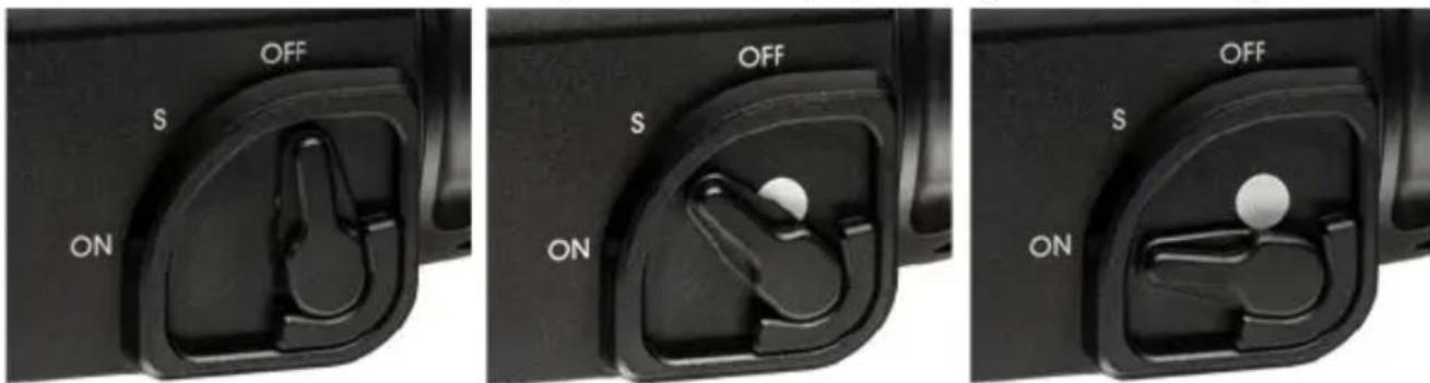LIEMKE Luchs-1 - Three position switch lever - 1