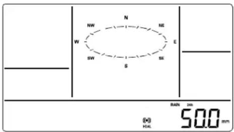 Techno Line WS 2816 - ALLARME PIOGGIA DELLE 24 ORE - 1