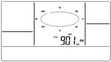 Techno Line WS 2816 - ALARM PORYVU VĚTRU - 1