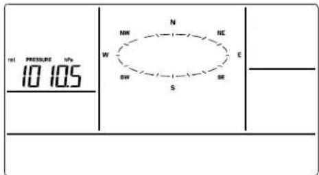 Techno Line WS 2816 - RELATIVE AIR PRESSURE UNIT SETTING - 1