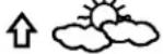 Techno Line WS 2816 - ICONES DE PREVISION METEO : - 2