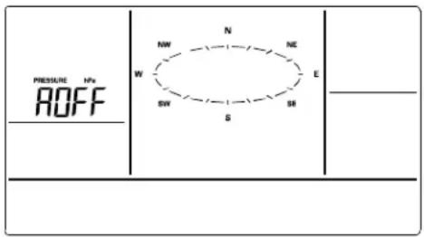 Techno Line WS 2816 - EINSTELLUNG STURMALARM EIN/AUS (ON/OFF) - 1