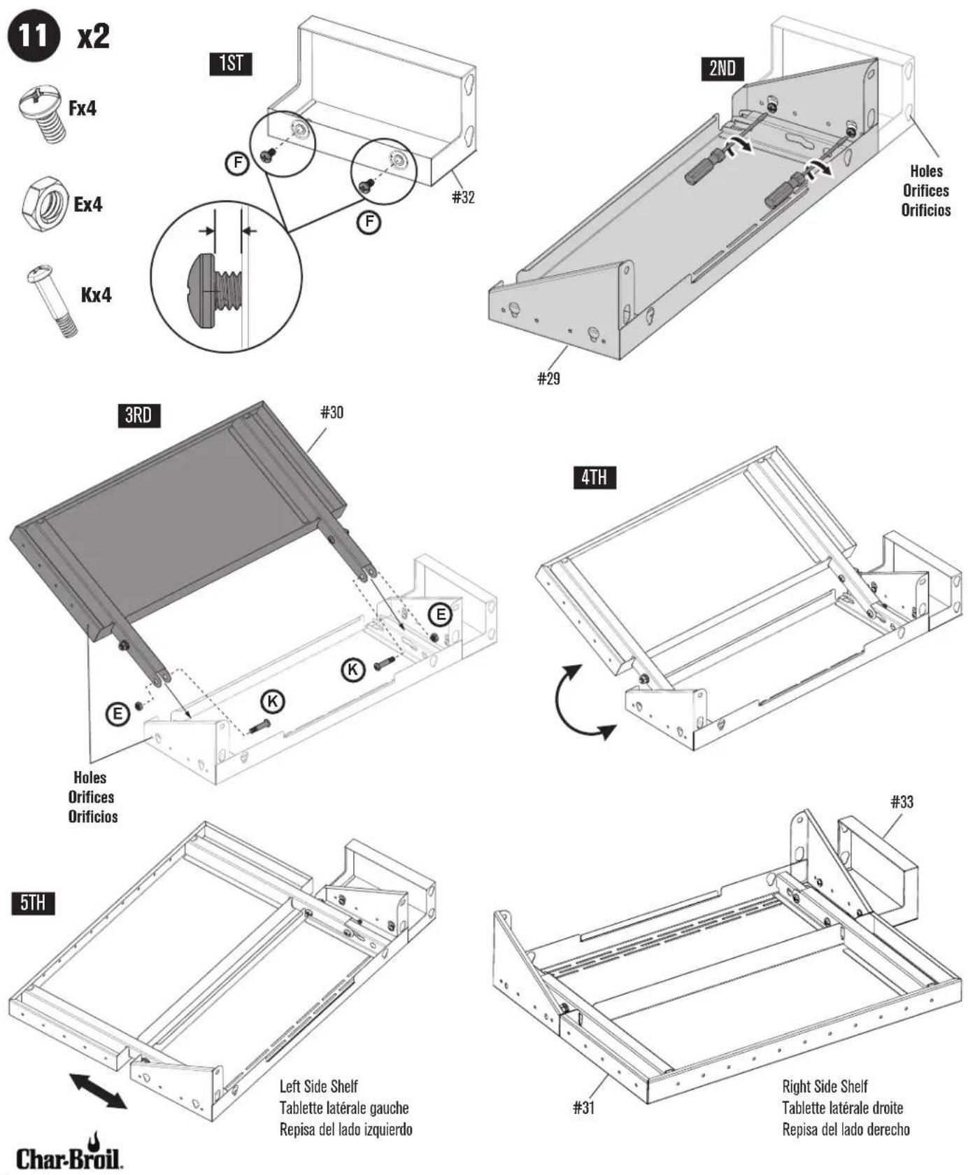 Char-Broil 463632520 - ASSEMBLY / ASSEMBLAGE / ASAMBLEA - 1