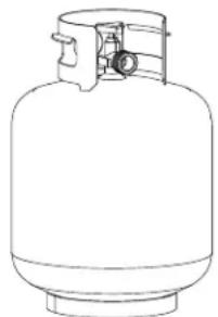 Char-Broil 463632520 - Tanque de gas propano - 2