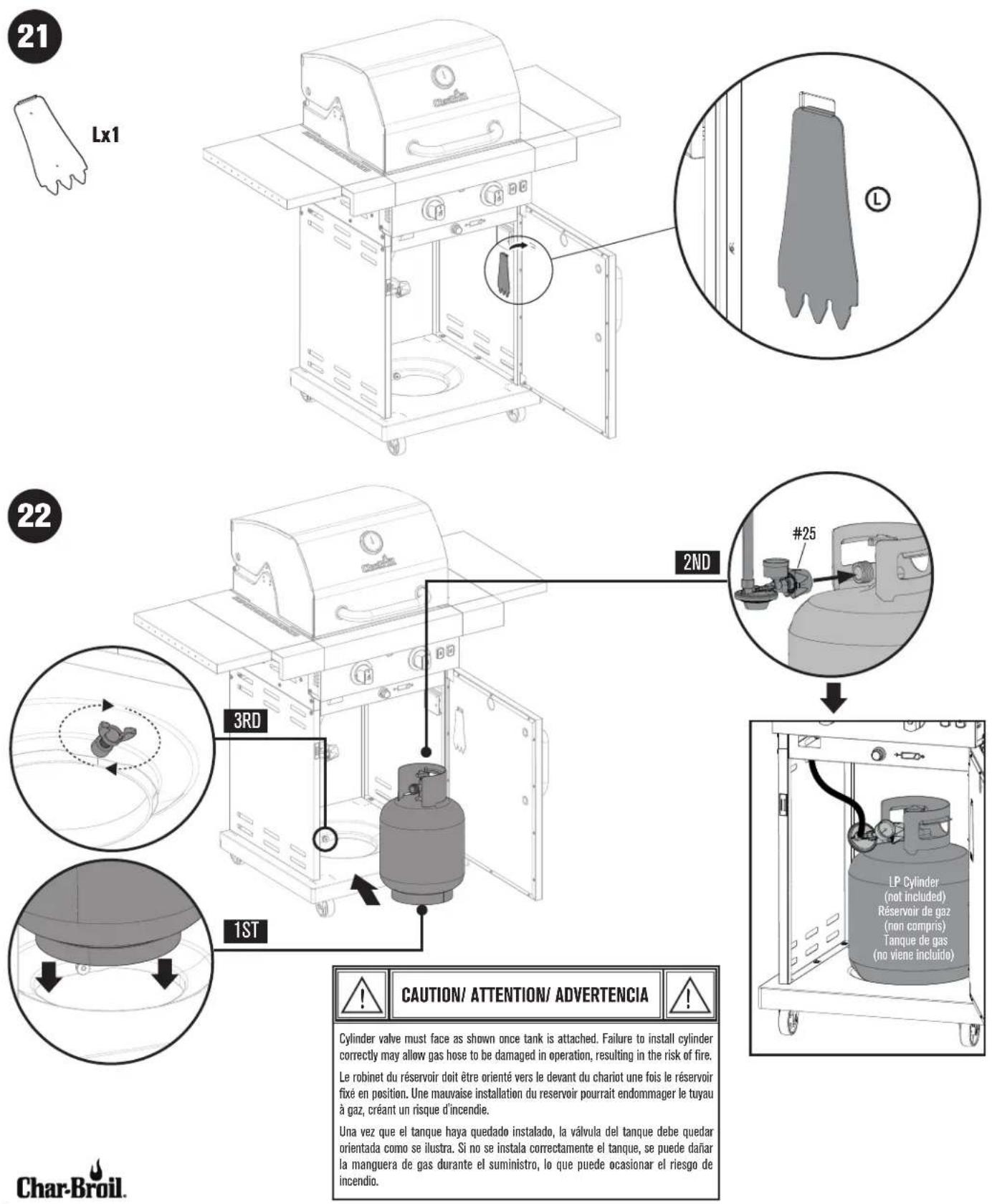 Char-Broil 463632520 - ASSEMBLY / ASSEMBLAGE / ASAMBLEA - 1