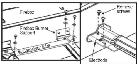 Char-Broil 463632520 - Correct burner-to-valve engagement - 2