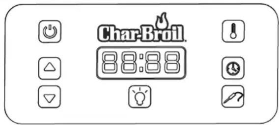 Char-Broil Digital Smoker 725 - Control Panel Operating Instructions - 1