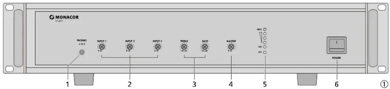 Monacor LA-202 - Schleifenverstärker für induktive Audioübertragung Loop Amplifier for inductive audio transmission - 2