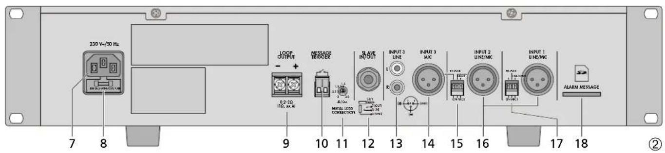 Monacor LA-202 - Schleifenverstärker für induktive Audioübertragung Loop Amplifier for inductive audio transmission - 3