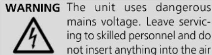 Monacor LA-402 - Safety Notes - 1