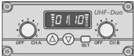Monacor SPEECH-500/GR - Operation with wireless microphones - 1