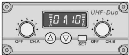 Monacor SPEECH-104D - Operation with wireless microphones - 1